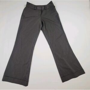 Y2k Donuts Inc Women's Pinstripe Wideleg Cuffed Pants Size 9